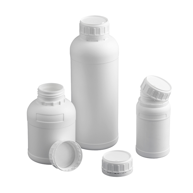 Bottle fluorid. 250 ml white